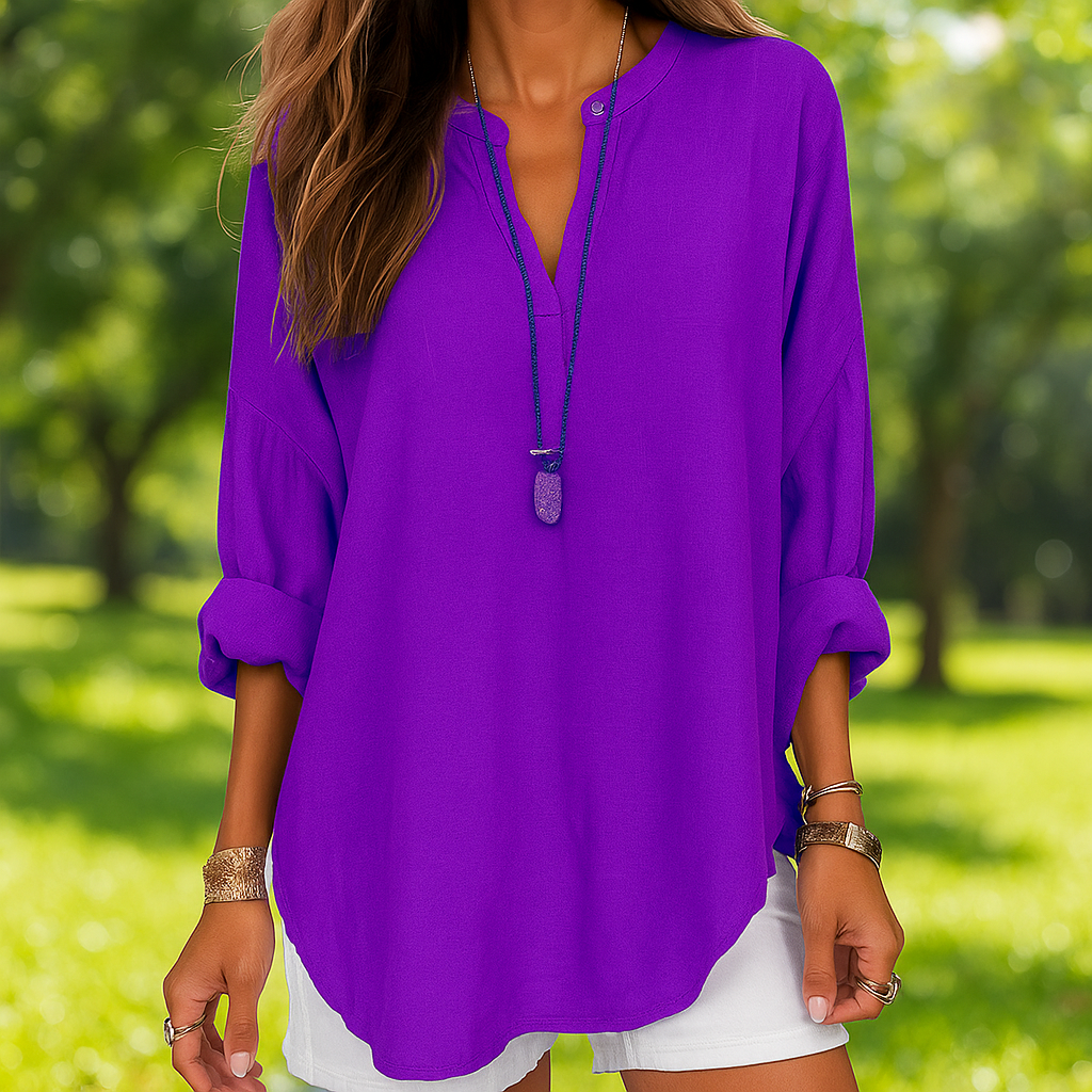 Daisy | Loose Cotton Beach Shirt