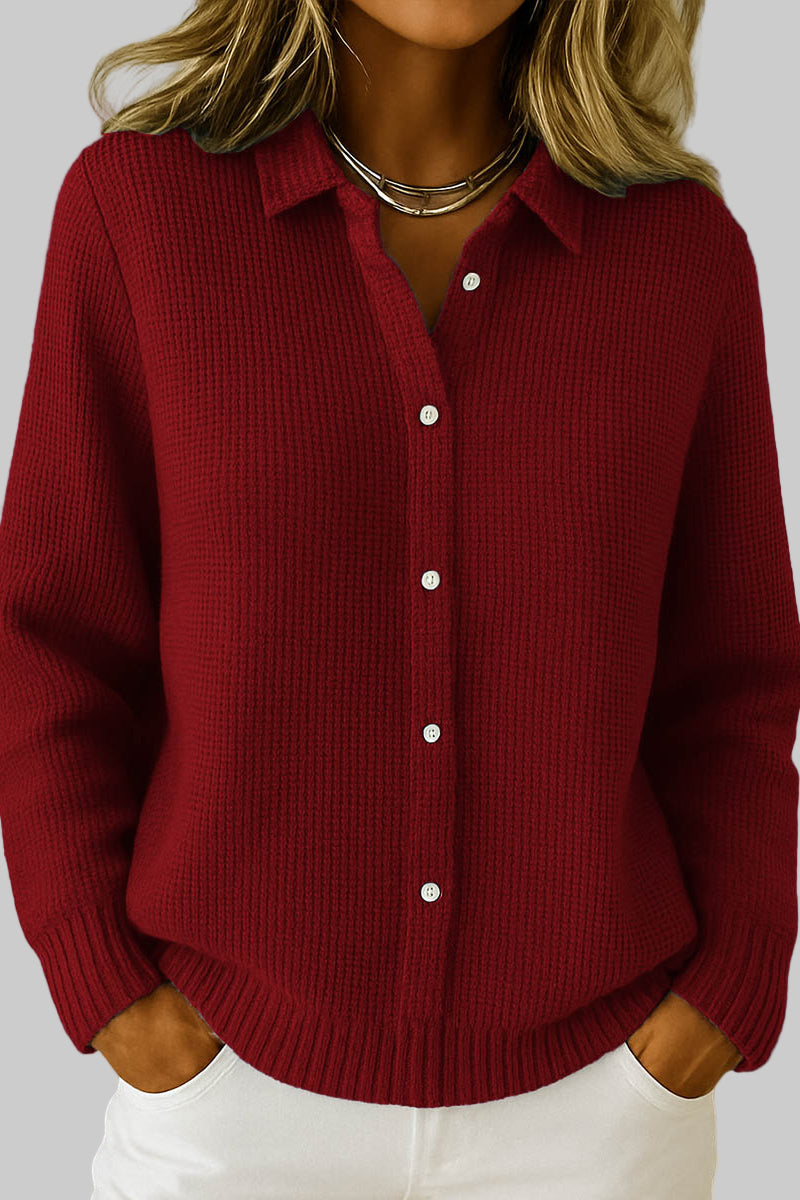 Teresa | Classic Knit Button Cardigan