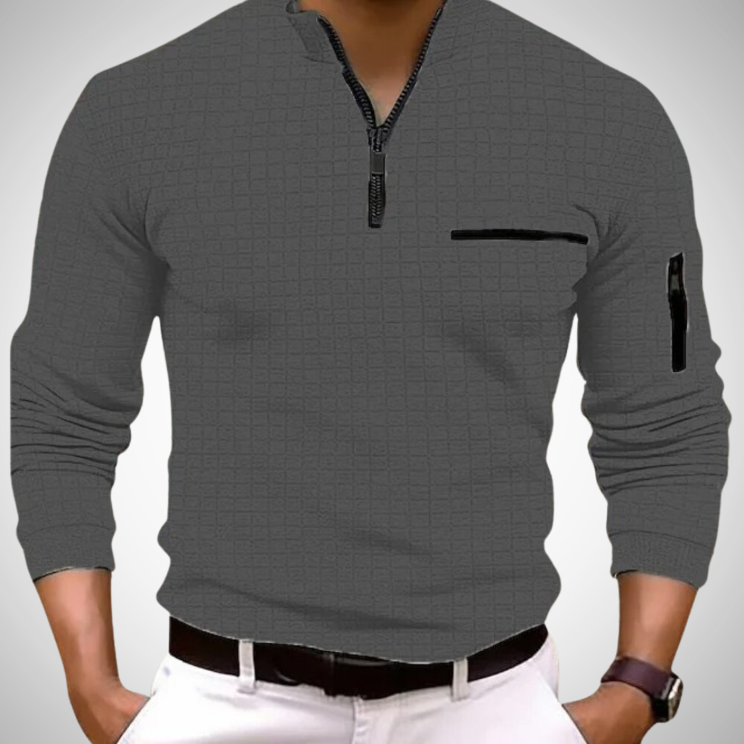 Noel | Modern Long-Sleeve Polo