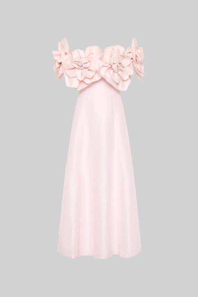 Rose | Off-Shoulder Midi Dress