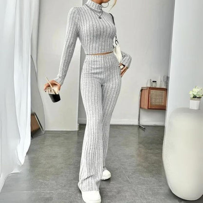 Savina | Rib Knit Loungewear Set for Fall