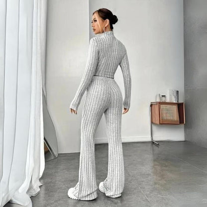 Savina | Rib Knit Loungewear Set for Fall