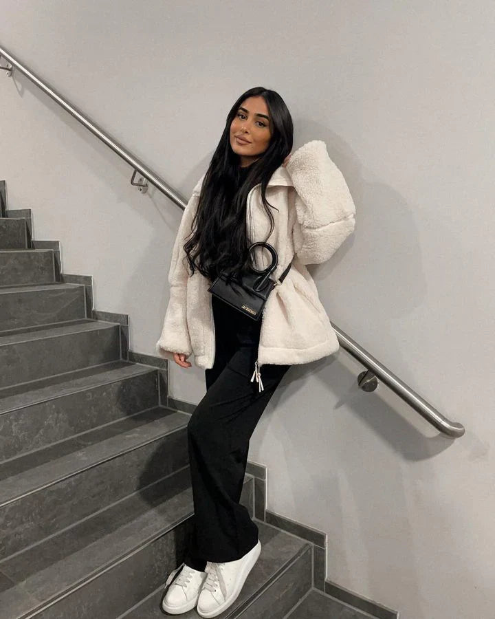Katja | Cozy Teddy Coat