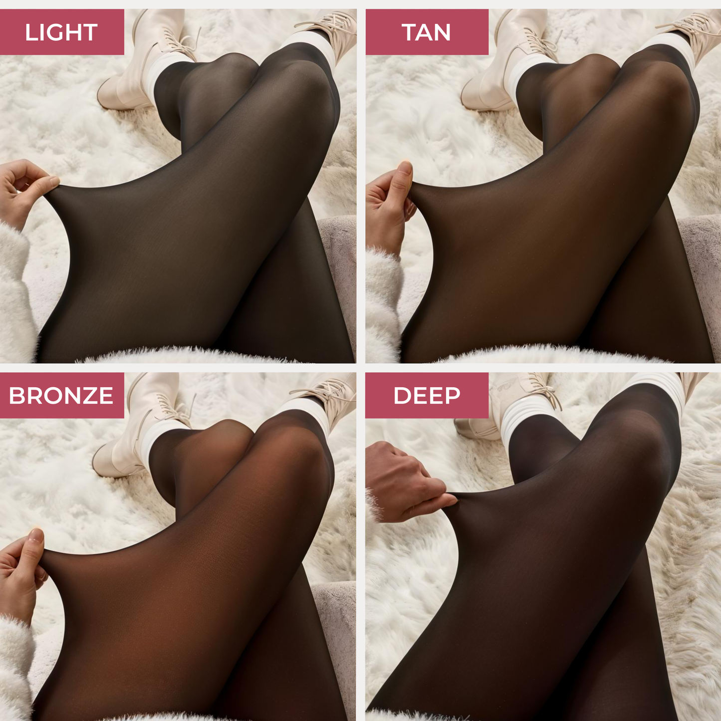 Pricilla - Softy Fleece Lined Tights