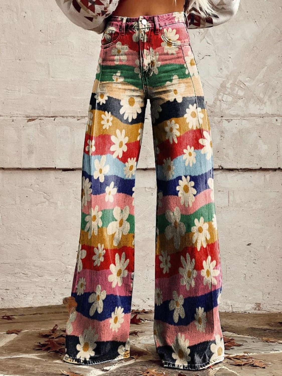 Petra | Retro Floral Pants