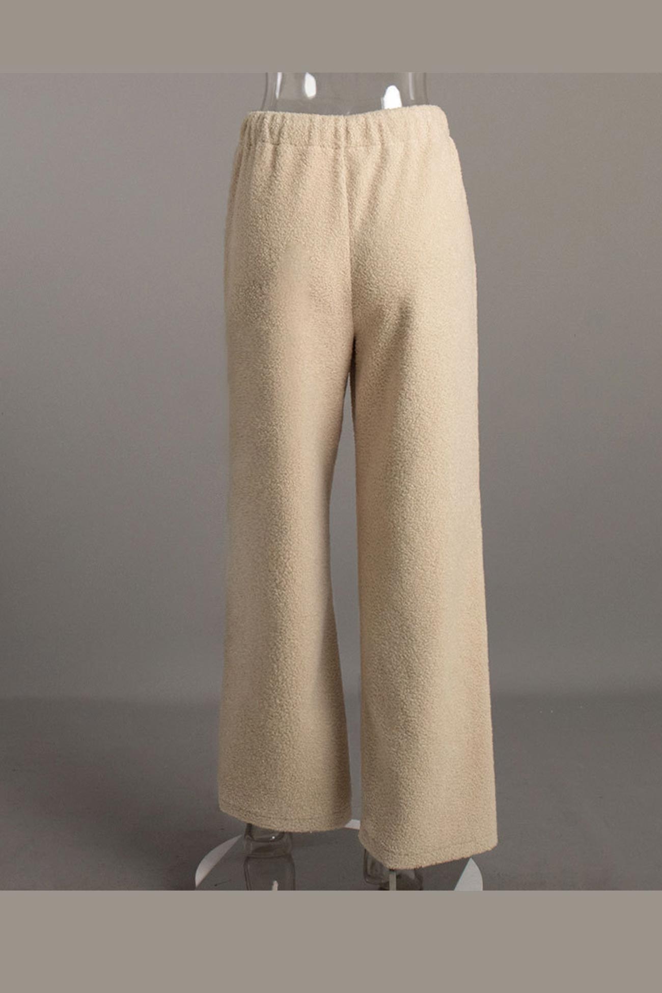 Romee | Luxury Teddy Bouclé Fluffy Pants with Wide Legs