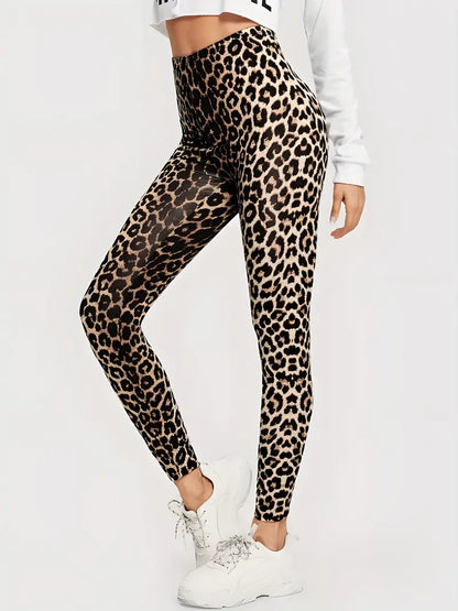 Daisy | High Waist Leopard Print Leggings for a Bold Look