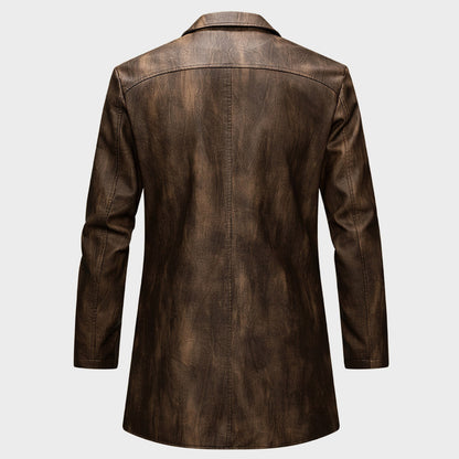Samuel | Leather Coat