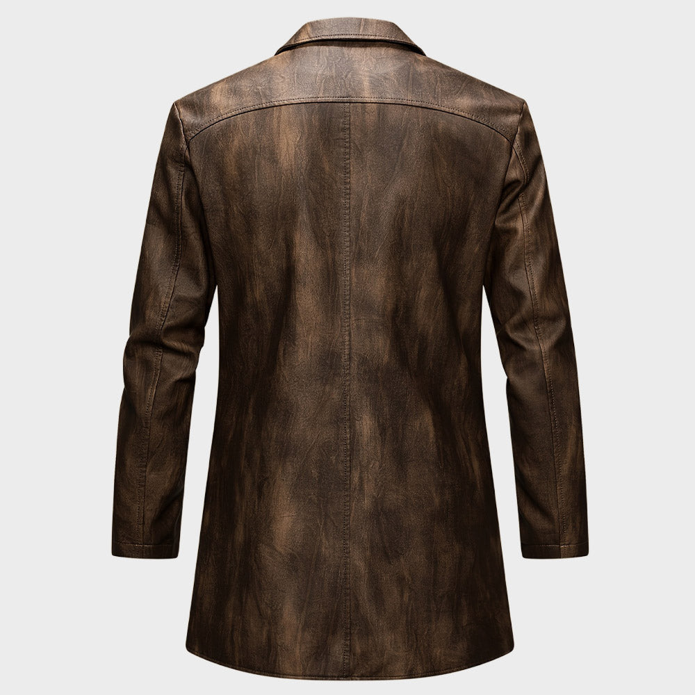Samuel | Leather Coat