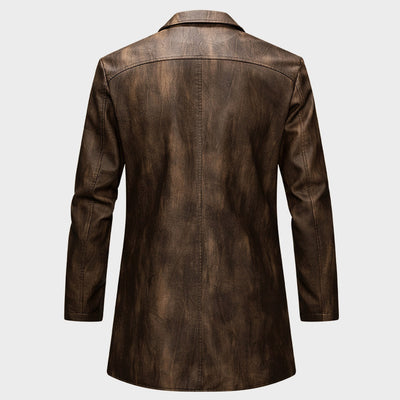 Samuel | Leather Coat