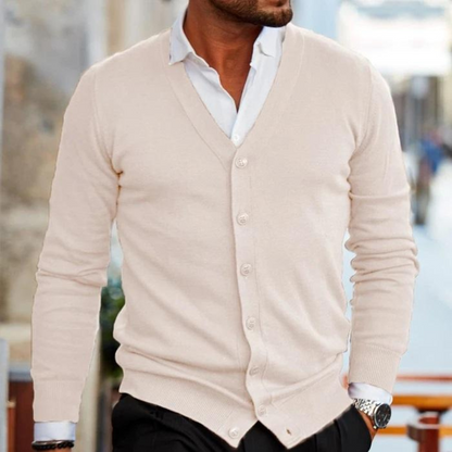 David | Men's V-Neck Cardigan