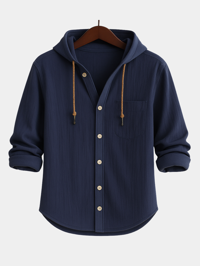Jim | Luxury Cotton Shirt with Hood