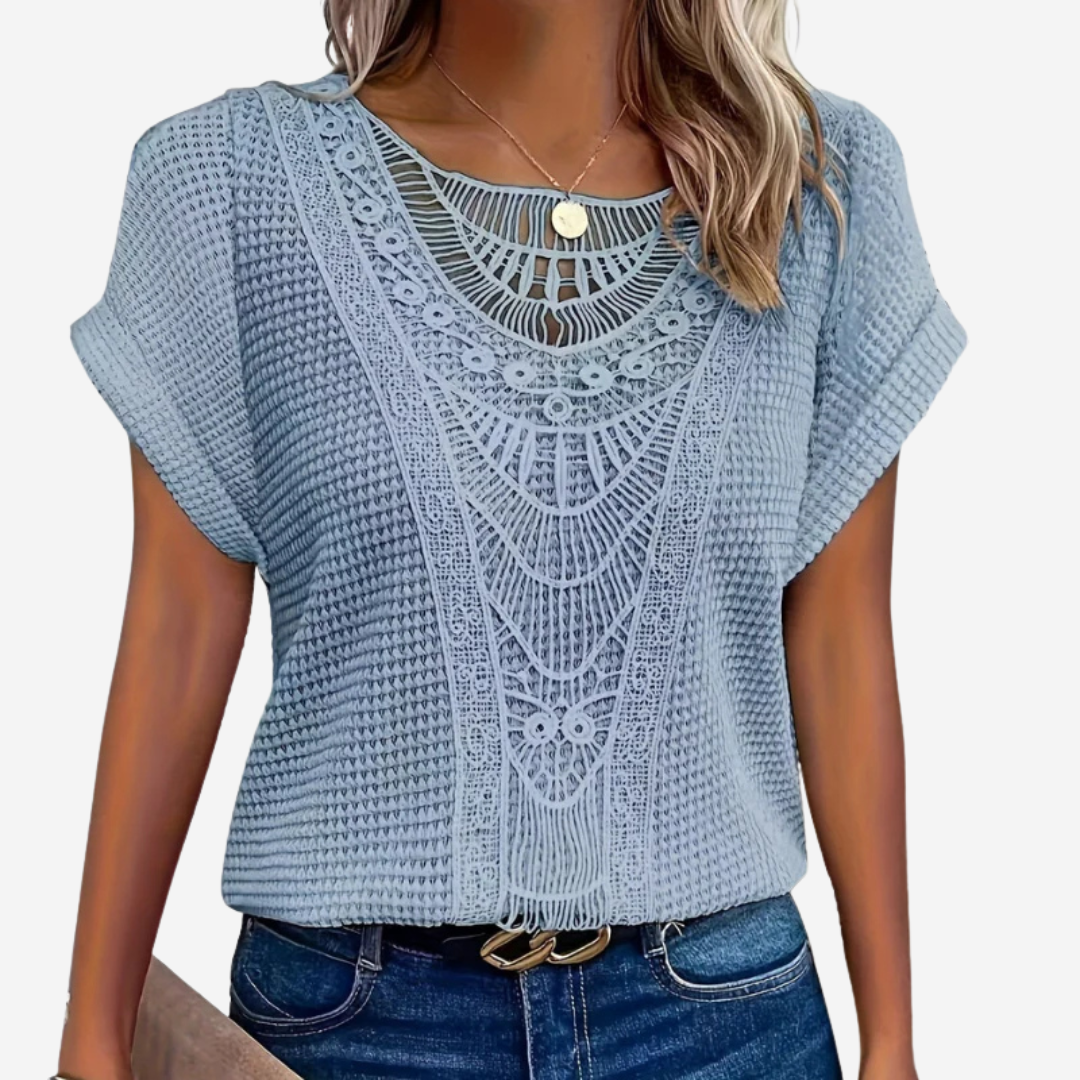 Vanja | Stylish Top with Lace Detail