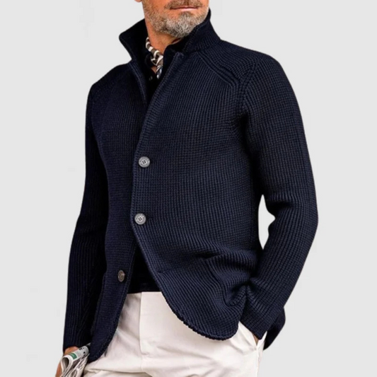 Nathan | Ribbed Knit Cardigan