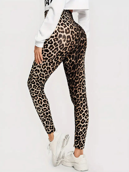 Daisy | High Waist Leopard Print Leggings for a Bold Look