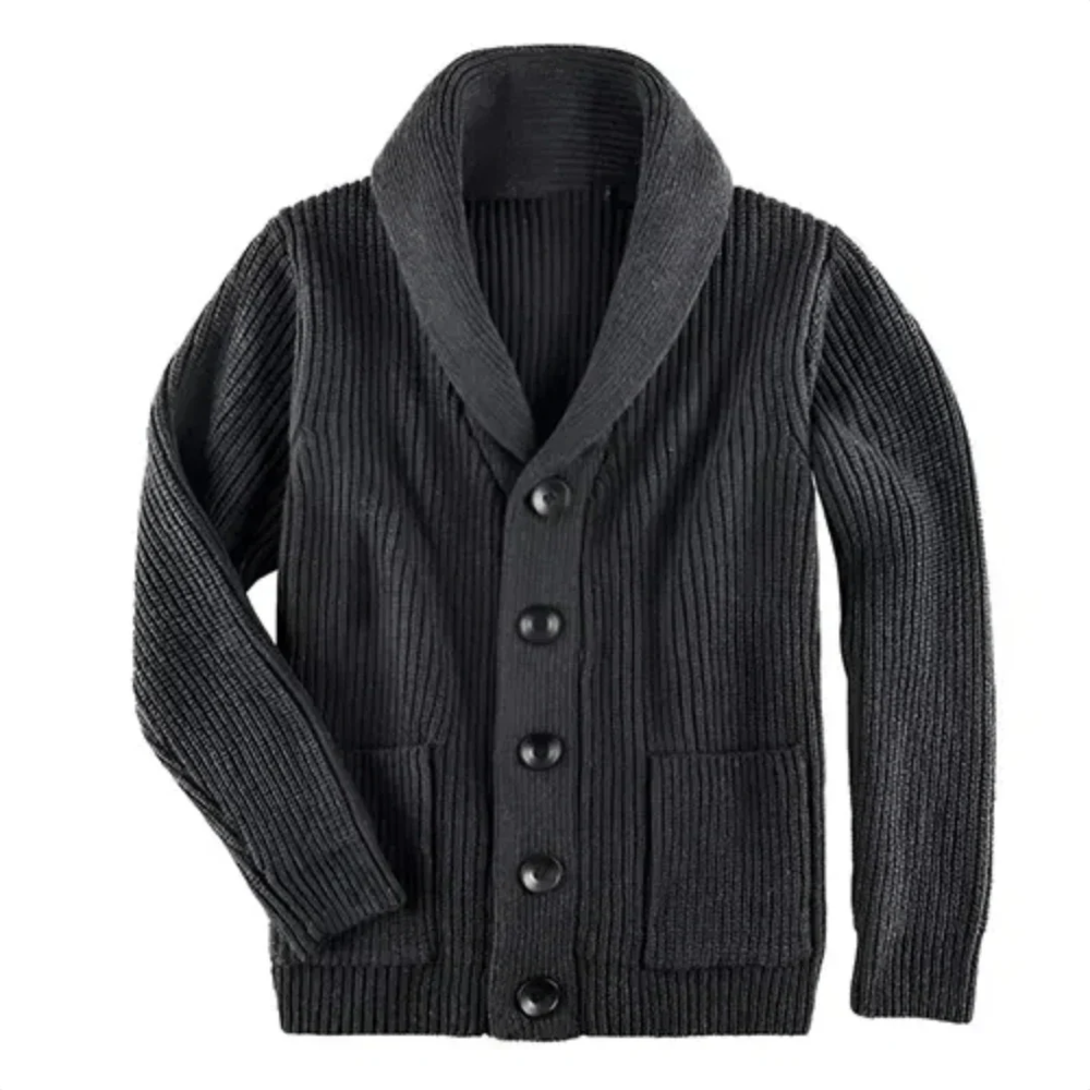 Ethan | Cozy Ribbed Cardigan