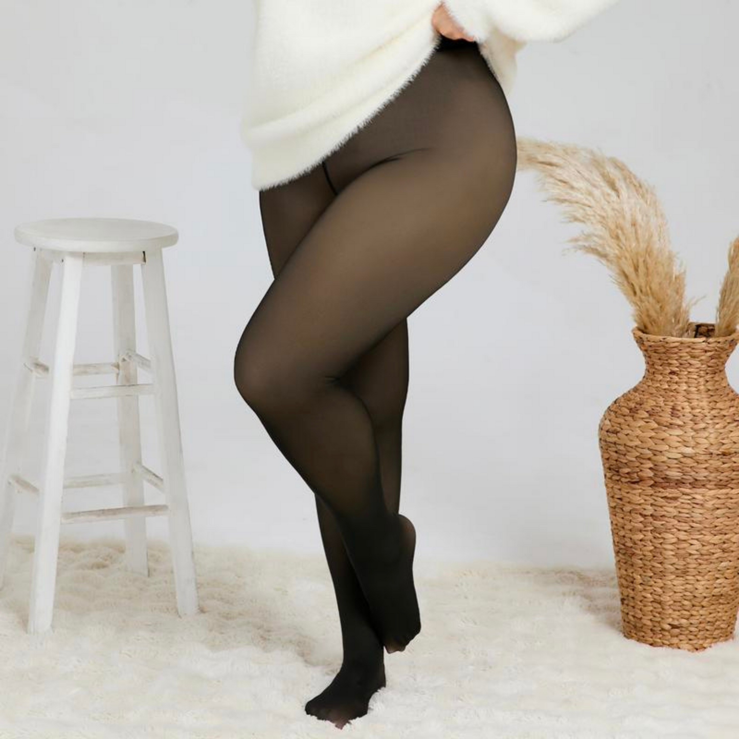 Pricilla - Softy Fleece Lined Tights