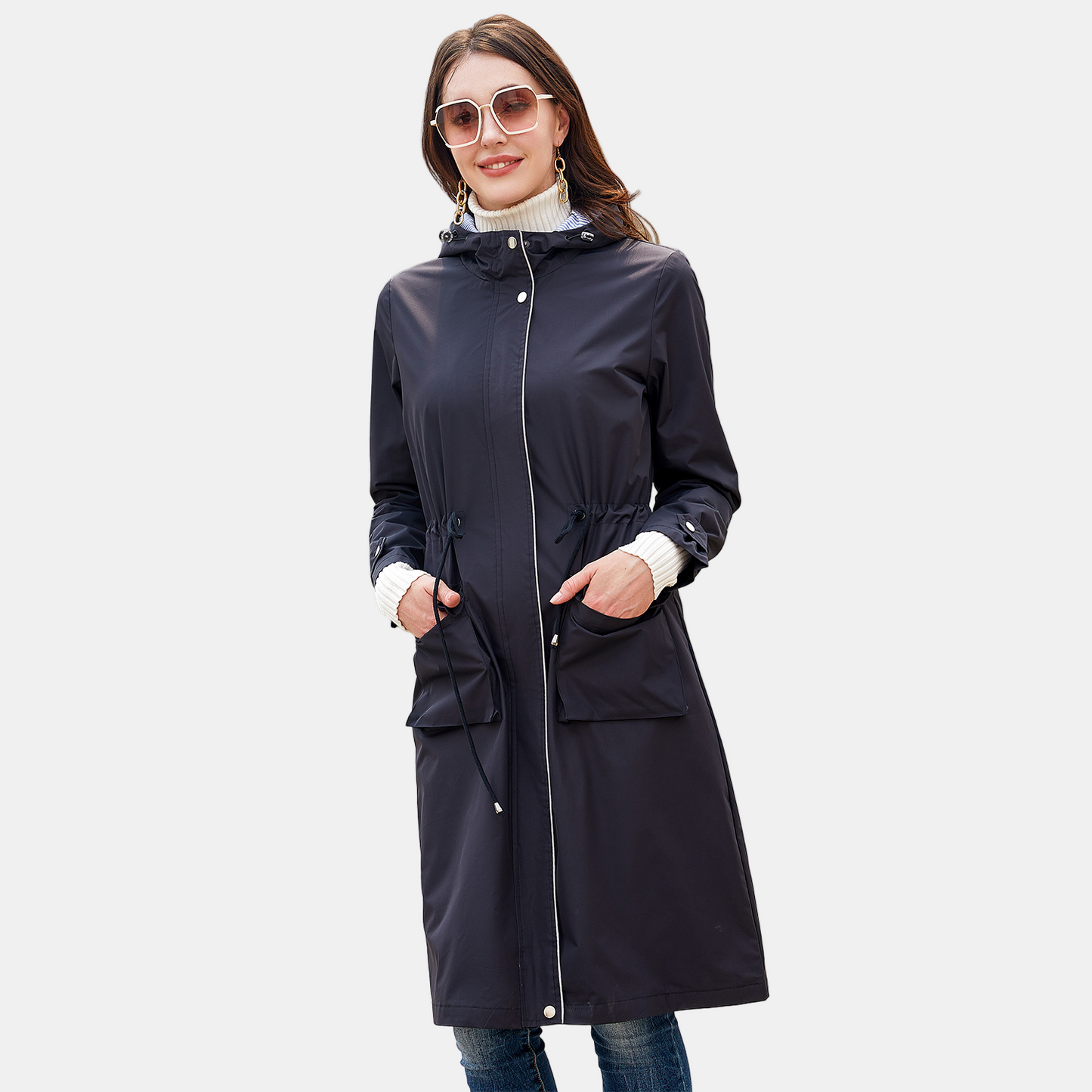 Lila | Stylish Waterproof Trench Coat