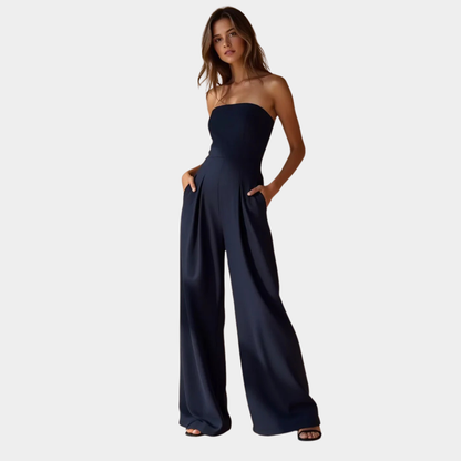 Aleia | Elegant Wide Leg Jumpsuit