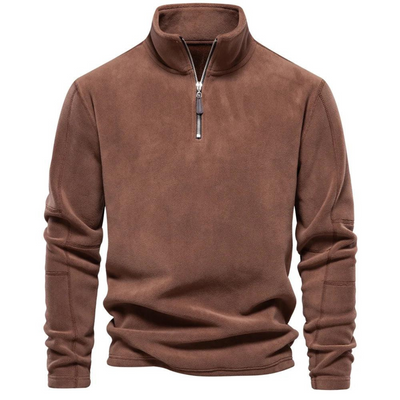 Elijah | Zip-Up Fleece Pullover