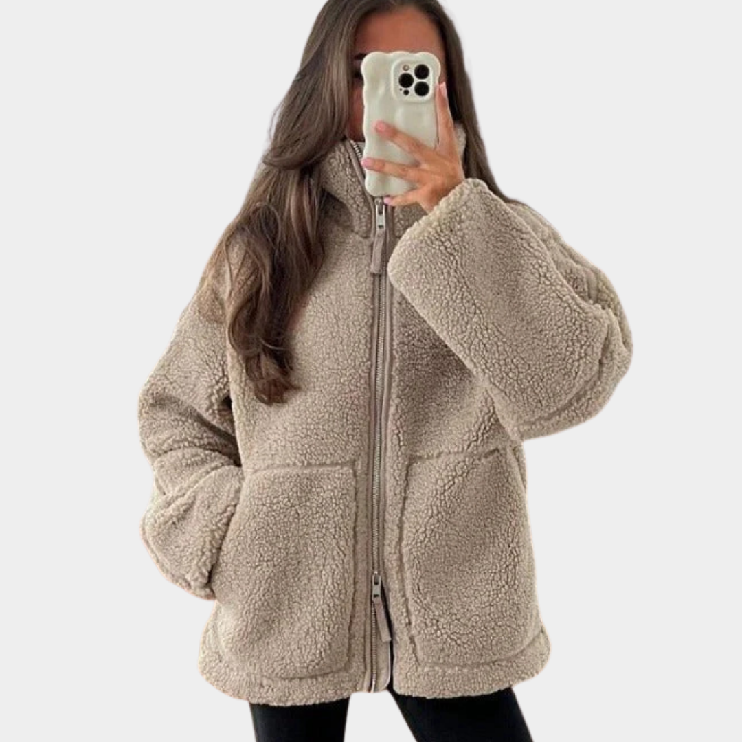 Katja | Cozy Teddy Coat