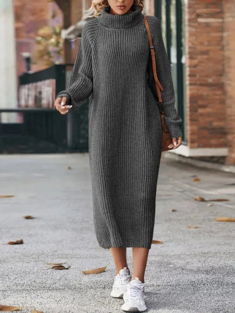 Jill | Knit Fall Dress Premium Soft Wool Blend