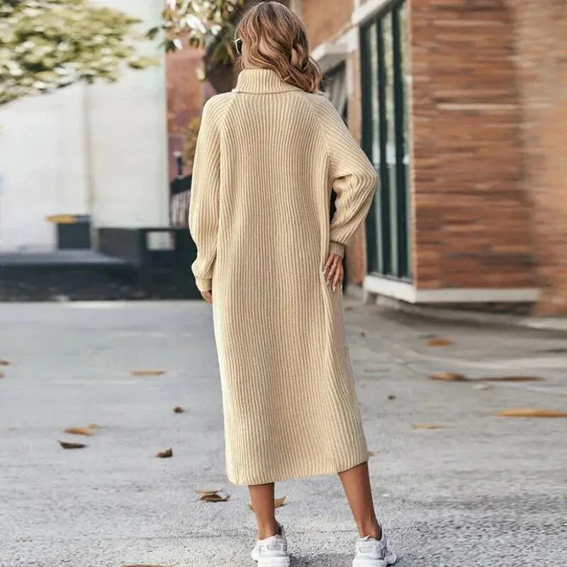 Jill | Knit Fall Dress Premium Soft Wool Blend