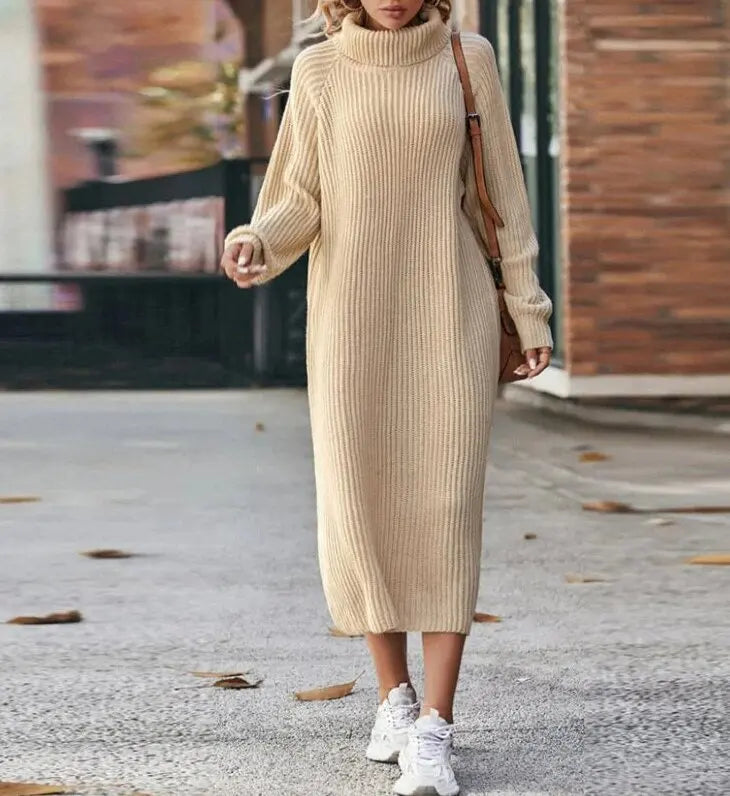 Jill | Knit Fall Dress Premium Soft Wool Blend