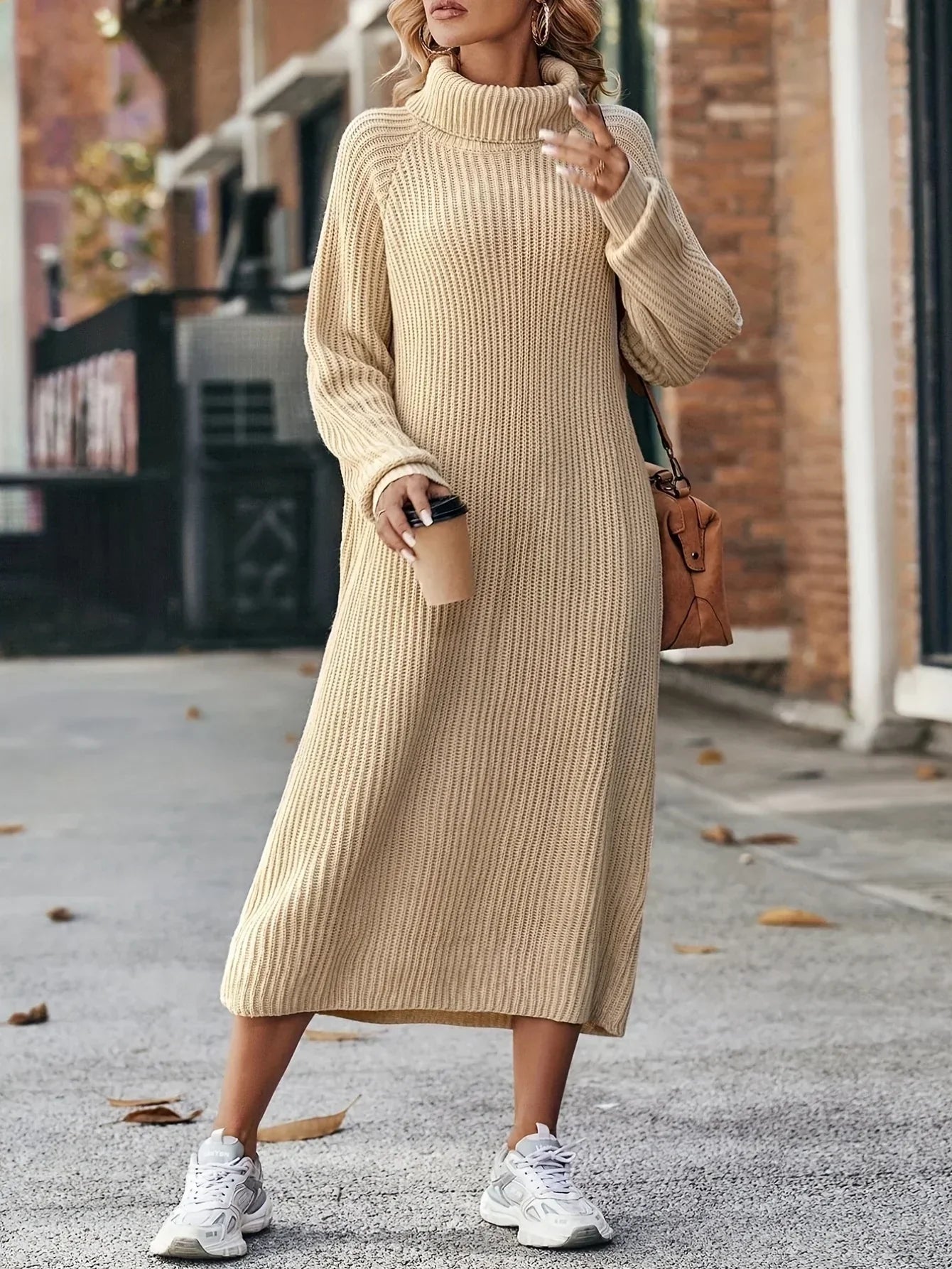 Jill | Knit Fall Dress Premium Soft Wool Blend