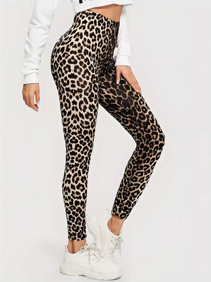 Daisy | High Waist Leopard Print Leggings for a Bold Look