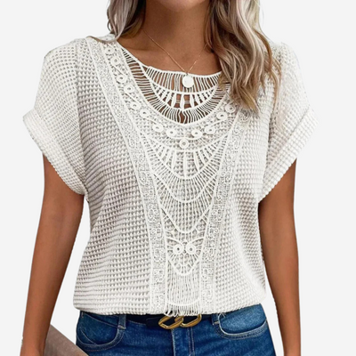 Vanja | Stylish Top with Lace Detail