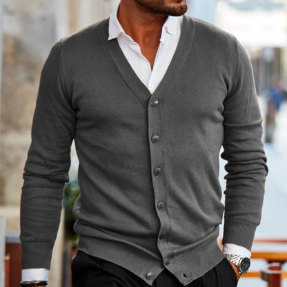 David | Men's V-Neck Cardigan