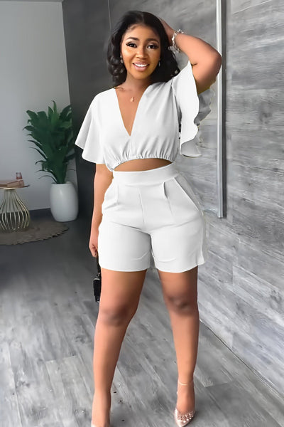 Tamika | Pleated Two Piece Summer Set