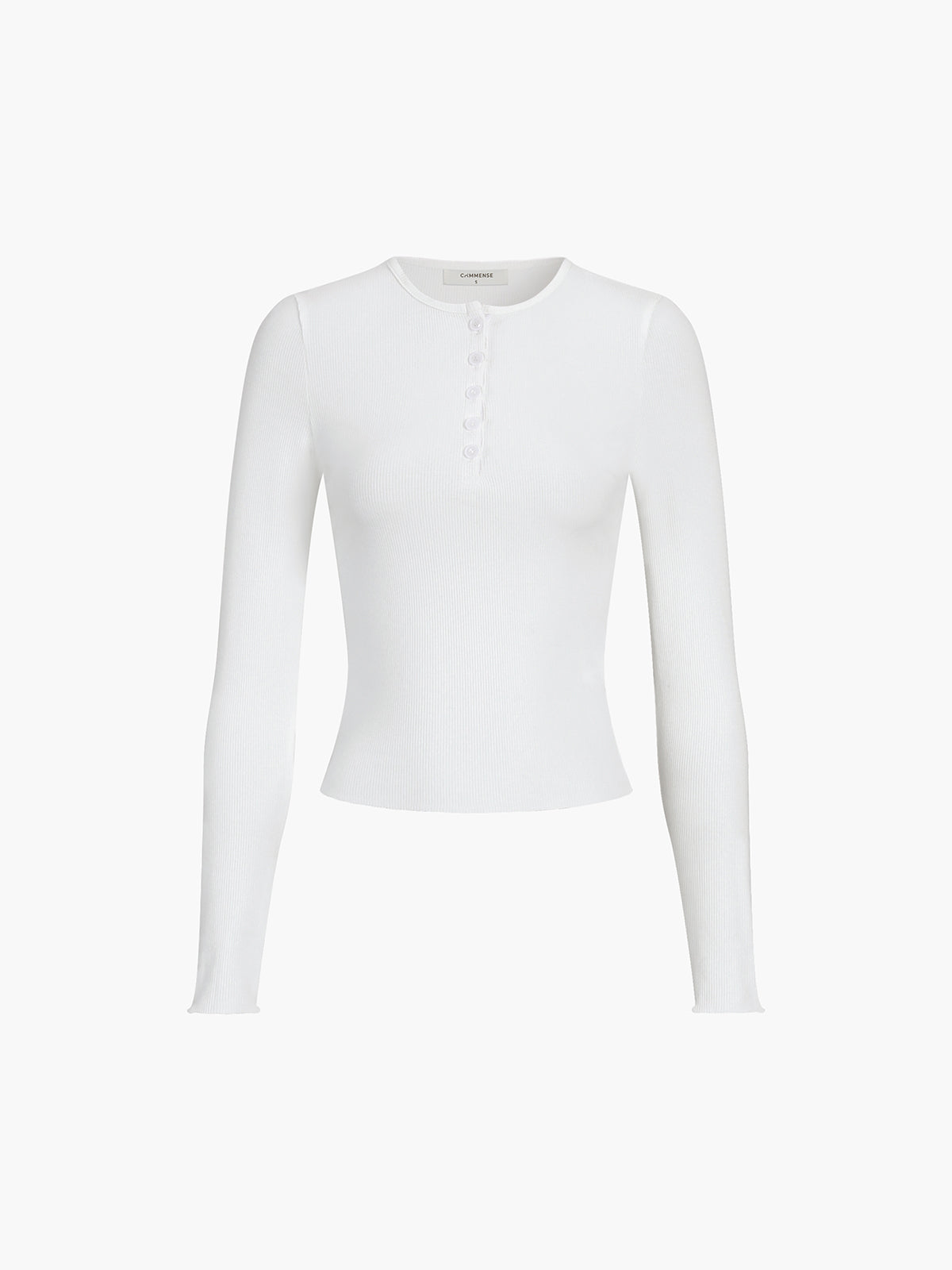 Tatum | Ribbed Slim Fit Longsleeve Top Dames – Stretch & Comfort