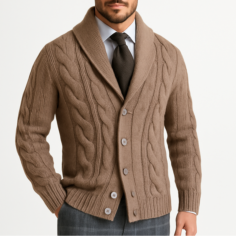 Mateo | Cable Knit Cardigan