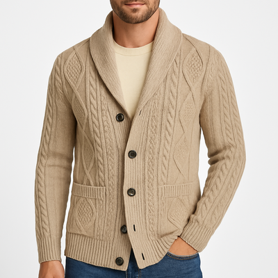 Owen | Cable Knit Cardigan