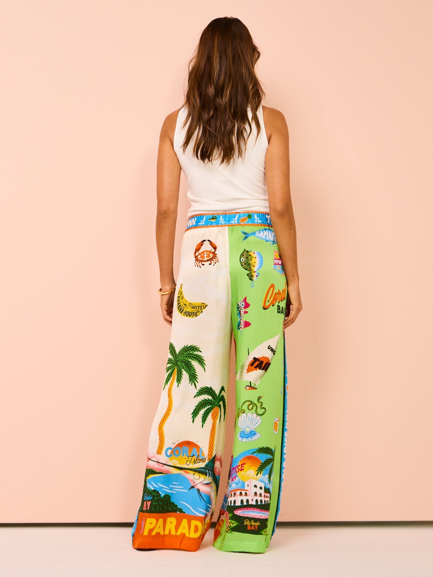 Palermo | Coconut Palm Print Two Piece Set