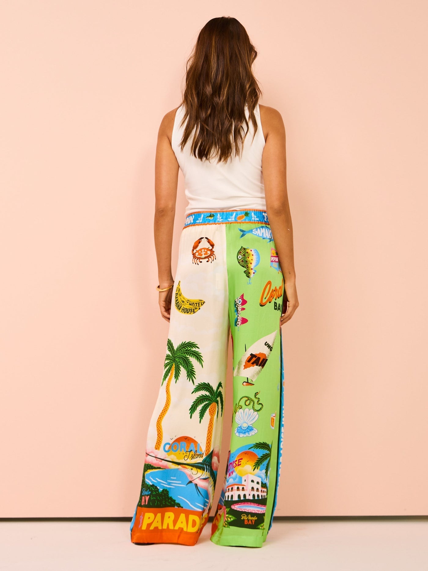 Palermo | Coconut Palm Print Two Piece Set