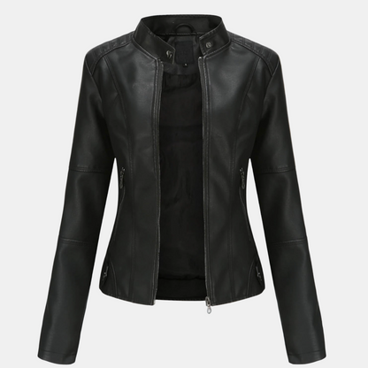 Anne | Elegant Leather Jacket