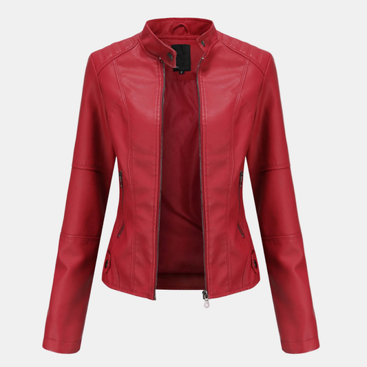Anne | Elegant Leather Jacket