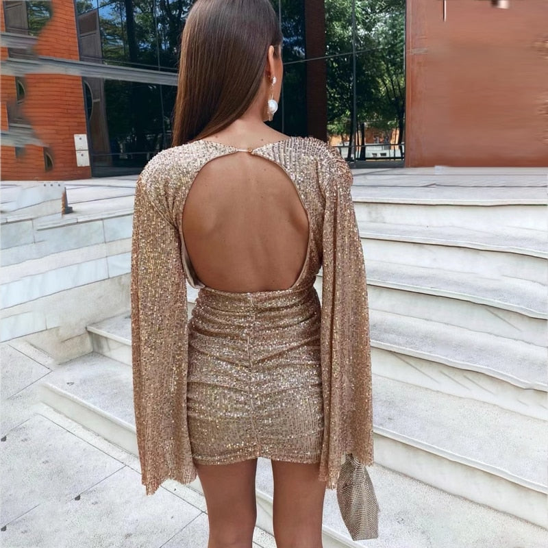 Alena | Luxury Sequin Mini Dress