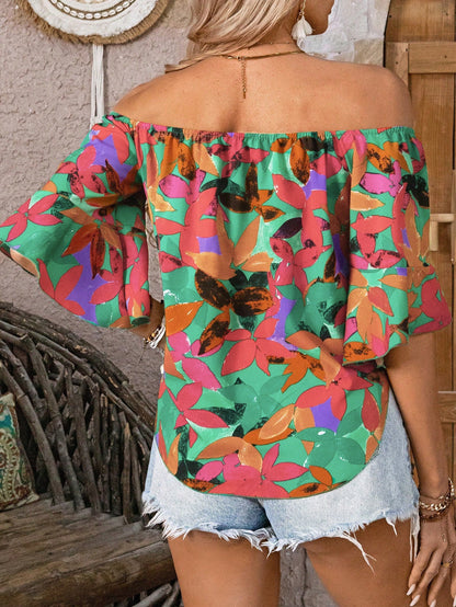 Rosella | Cheerful Off Shoulder Blouse