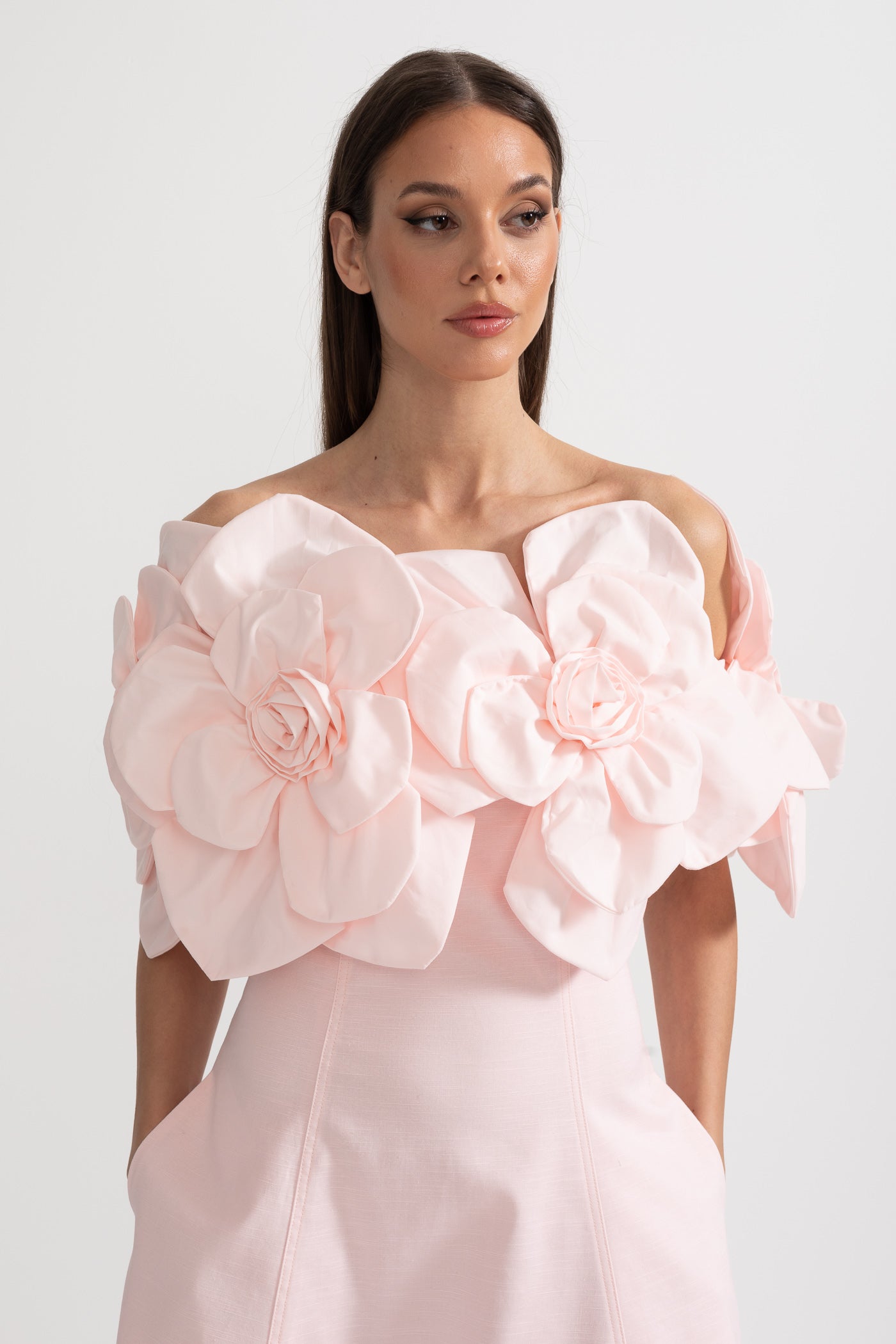 Rose | Off-Shoulder Midi Dress