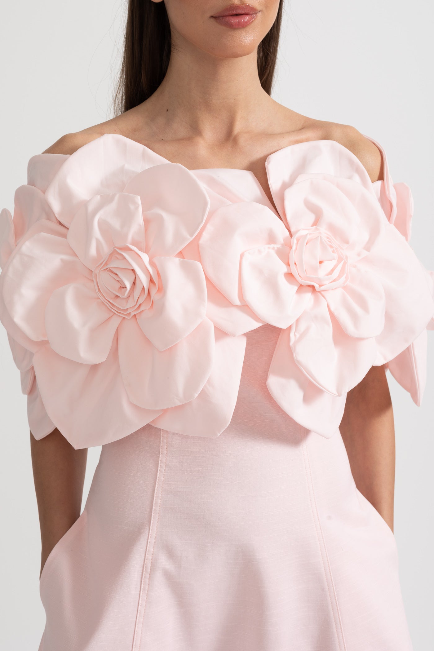 Rose | Off-Shoulder Midi Dress