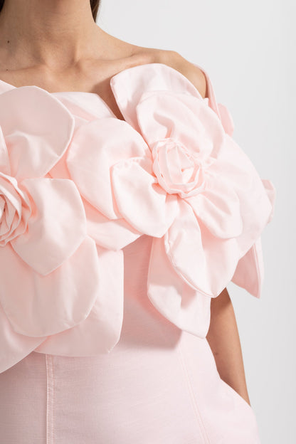 Rose | Off-Shoulder Midi Dress