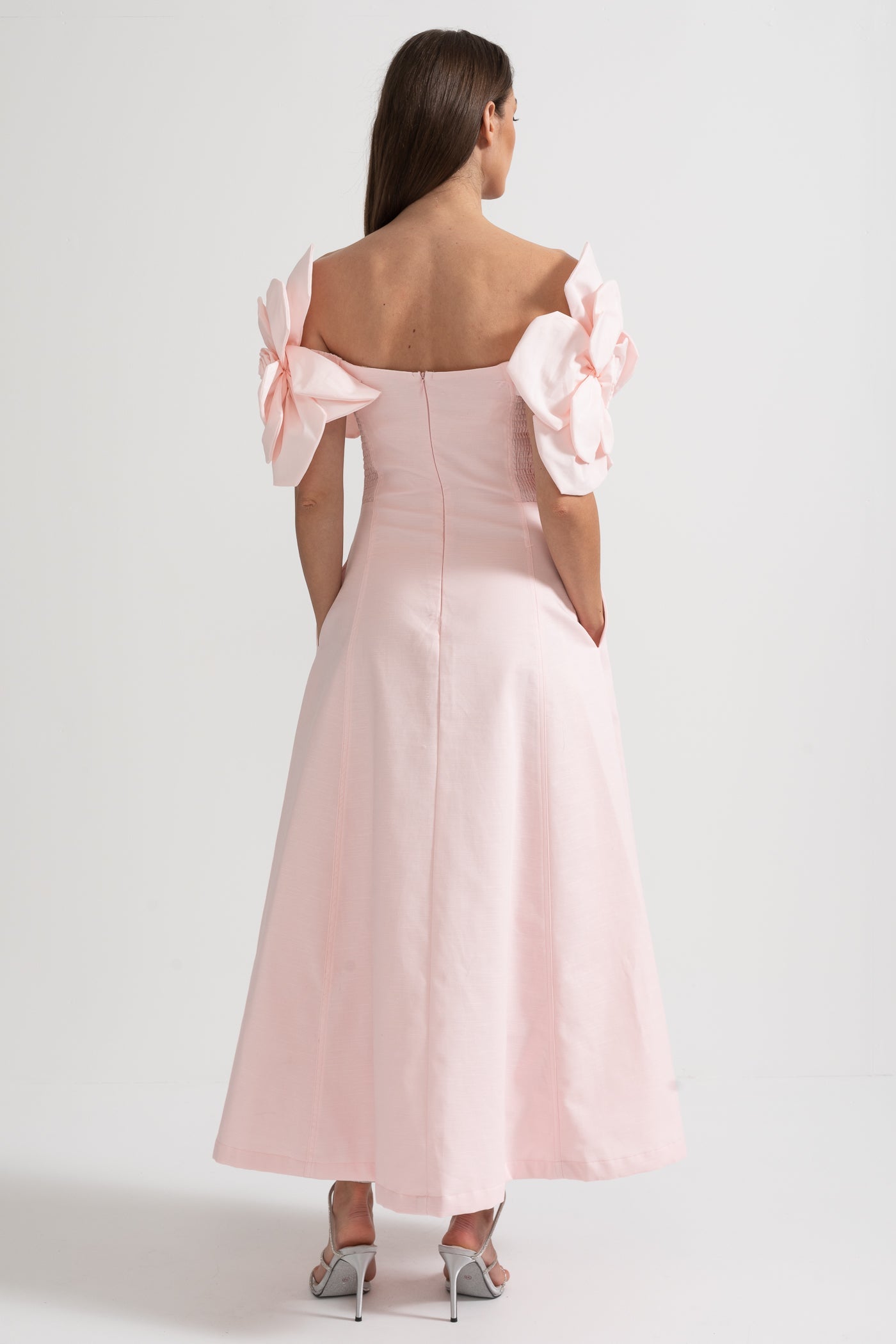 Rose | Off-Shoulder Midi Dress