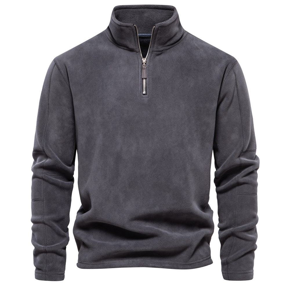 Elijah | Zip-Up Fleece Pullover