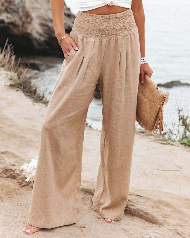 Olga | Perfect Loose Linen Summer Pants