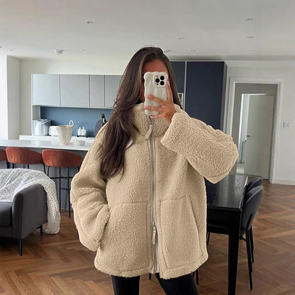 Katja | Cozy Teddy Coat