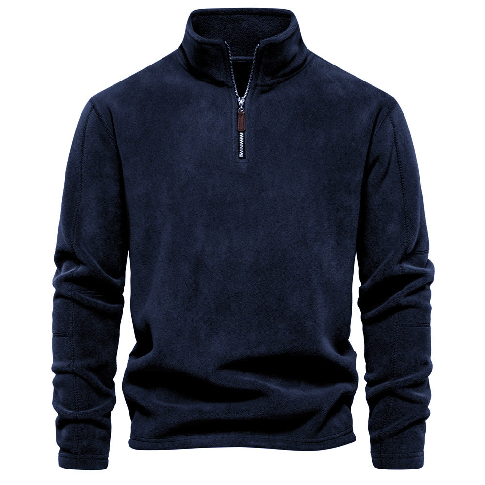 Elijah | Zip-Up Fleece Pullover